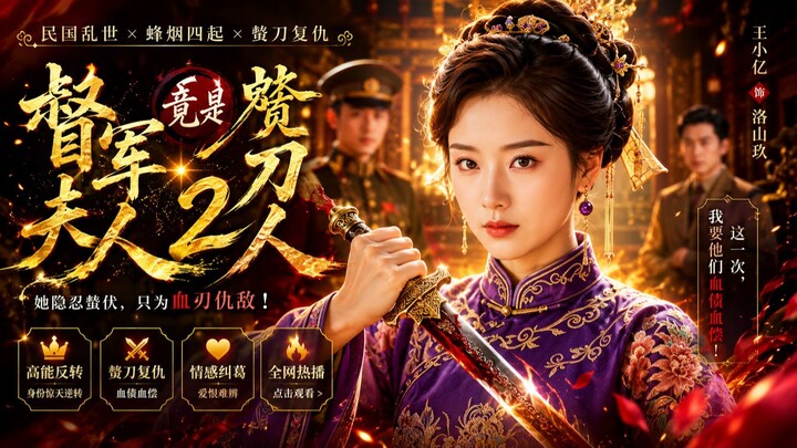 Pemeran - Wang Xiaoyi & Yu Lunhao Judul - Istri Panglima Perang Ternyata Penjual Pisau Season 2