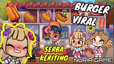 BURGER VIRAL!! SEMUA SERBA KRITING-KRITING MENU NYA 😅 DI AVATAR WORLD #nuriagame #avatarworld