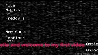 Five nights at freddys [THIS GAME IS HORRFLYING]