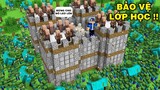 Mình Đã Bảo Vệ Lớp Học | Bằng Cách Chống Lại Zombie Từ Vũ Khí Hiện Đại | TRONG MINECRAFT PE..!!