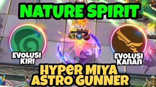 MIYA ASTRO 6 GUNNER KANAN 6 NATURE KIRI DAMAGENYA GILA ! MAGIC CHESS MOBILE LEGENDS