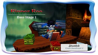 Boss Stage Ripper Roo Tukang Ranjau Crash Bandicoot 2 Cortex Strike Back