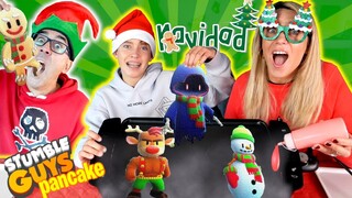 PANCAKE CHALLENGE SKINS NAVIDAD DE STUMBLE GUYS