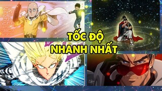 Saitama, Flashy Flash, Blue  | Top 7 Con Người Sở Hữu Tốc Độ Nhanh Nhất One Punch Man