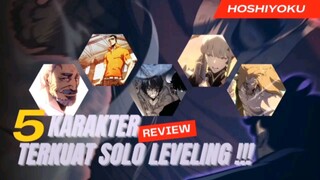 INILAH 5 KARAKTER TERKUAT DALAM DUNIA SOLO LEVELING 🔥