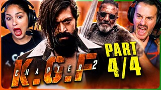 KGF: Chapter 2 Movie Reaction Part 4/4! | Yash | Sanjay Dutt | Raveena Tandon | Srinidhi Shetty