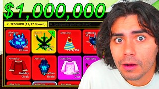 AVALIANDO AS CONTAS MAIS RARAS DOS MEUS INSCRITOS no Blox Fruits