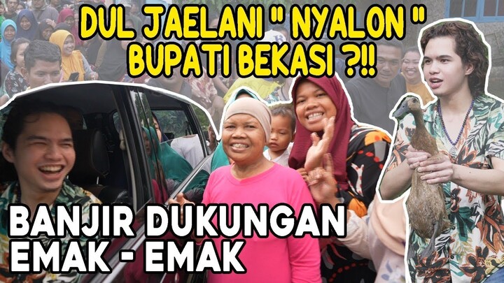 DUL JAELANI CALON BUPATI BEKASI ?? BLUSUKAN HINGGA DISERBU EMAK-EMAK!!