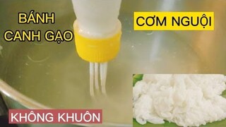 Bánh canh gạo từ Cơm nguội siêu nhanh, không cán bột, không dùng khuôn