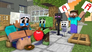 Monster School : Poor Baby Zombie Go To School Episode 1 - So Sad Story - Minecraft Animation