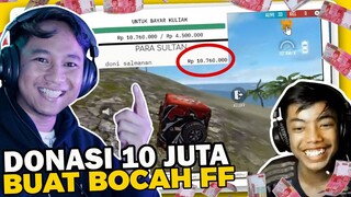 STREAMER FREEFIRE DAPET 1O JUTA PERTAMA KALI SENENG BANGET?!!