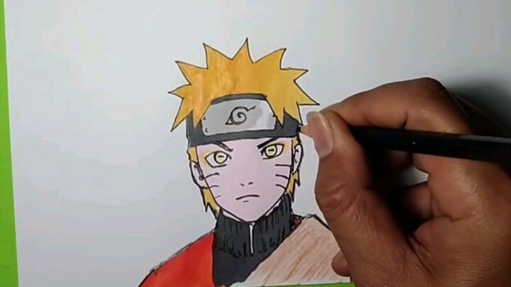 Drawing simple UZUMAKI NARUTO