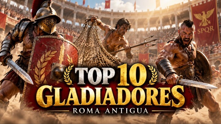 Top 10 gladiadores más famosos de la Antigua Roma