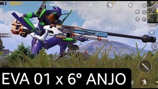 EVA 01 vs 6° ANJO - EVANGELION x PUBG MOBILE