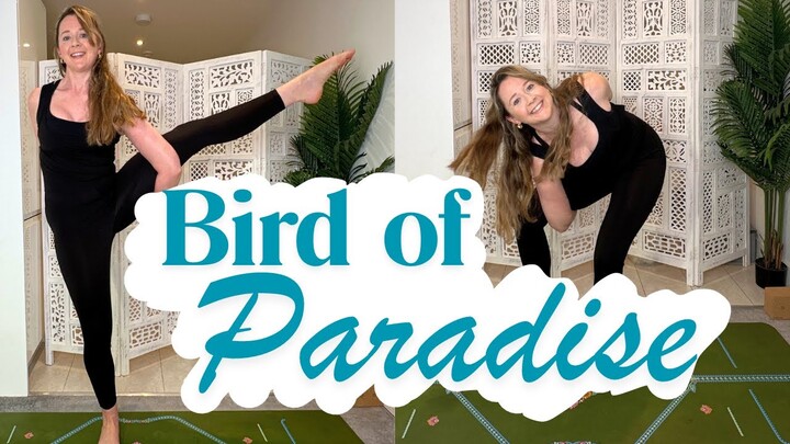 Bird of Paradise Yoga Flow | Fun & Challenging Vinyasa Class | Build Strength & Flexibility | 40 min