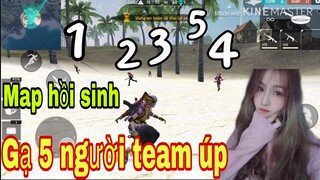 Garage free Free Fire Ngân Kaito gạ team úp chế độ hồi sinh...