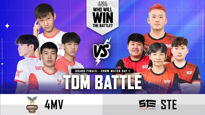 PUBG MOBILE RUTHLESS PRO SERIES COG 2 TDM SHOWMATCH #4MV VS #STE