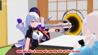 (Vietsub)(Honkai impact 3)(Kiana x Mei) Khi con gái nói vợ của bạn im đi