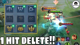 Full Damage CHOU 1 Hit Delete! Marksman Emblem - Build Top 1 Global Chou ~ MLBB