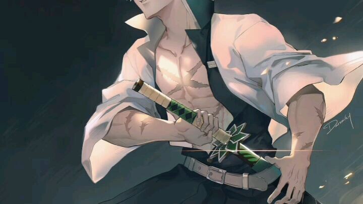 Video kecil Hashira Sanemi Shinazugawa...😁😀😀😀