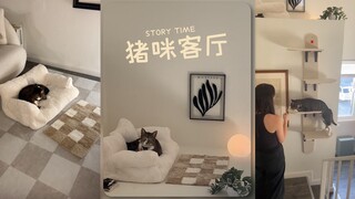 จัดห้องนั่งเล่นเล็กๆ สุดพิเศษให้กับหมูของคุณที่บ้าน‼ ️