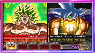 BROLY DBS SSJ LEGENDARY VS BARDOCK TIME BREAKER ULTRA INSTINC - DB MOD ANDROID GAMEPLAY
