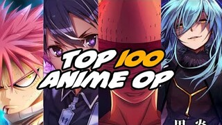 My Top 100 Anime Openings