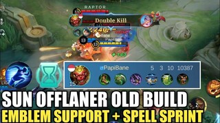 SUN TERSUPPORT DI BUMI IS BACK !!! EMBLEM SUPPORT + SPELL SPRINT