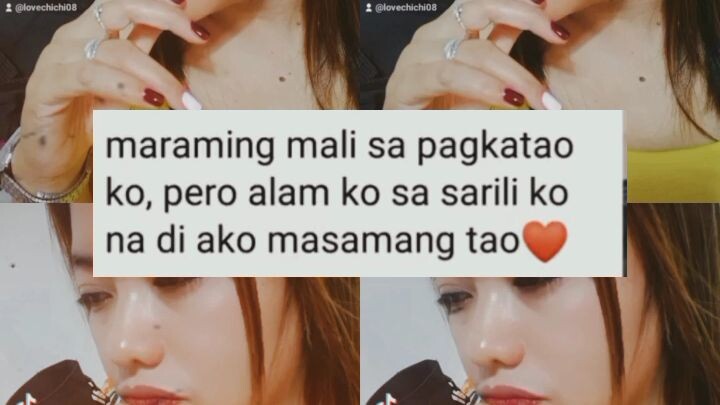 maraming mali sa pagkatao ko.pero hnd ako masamang tao