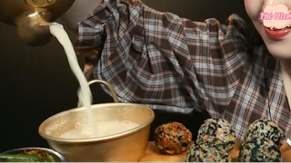 Bánh xèo hải sản, bánh xèo khoai tây xương sụn, rượu gạo 3 #amthuc