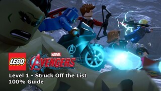 #1 Struck Off the List 100% Guide - LEGO Marvel's Avengers