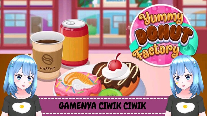 Yummy Donut Factory! aku baru liat ada game ini!