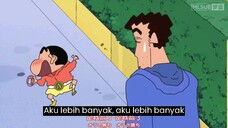 Crayon Shinchan - Mengambil Lebih Banyak langkah Dibanding Ayah (Sub Indo)
