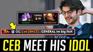 Ceb meet his IDOL in pubs - NO TIME FOR MERCY!