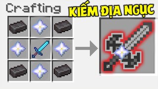 THỬ THÁCH SINH TỒN TRONG THẾ GIỚI TOÀN LÀ KIẾM TRONG MINECRAFT #12 *KIẾM BÁ CHỦ ĐỊA NGỤC*