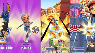 SUBWAY SURFERS CAIRO 2022 ปลดล็อกกระดานกระเบื้องอะตอมและ HASINA