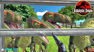 Survive in Jurassic Park with Vicious Dinosaurs | Animal Revolt Battle Simulator