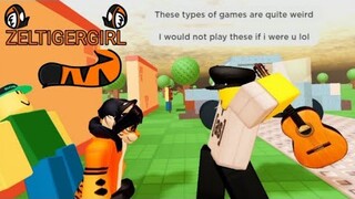 ZelTigerGirl loves the cashier but the police hitten them (Roblox)