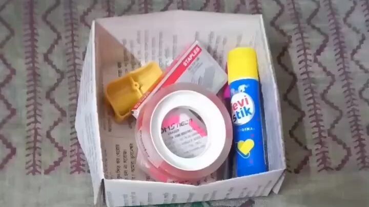 Paper Basket 🧺 that my cousin brother taught me. He is no more among us but I m