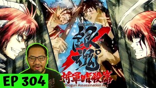 SUPER HYPE!!! 😍😲 IT'S HAPPENING! THE FIGHT I HAVE BEEN WAITING FOR! | Gintama Episode 304 [REACTION]