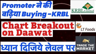 KRBL share latest news | Daawat share latest news | KRBL stock analysis | LT Foods stock review