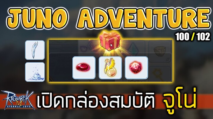 กล่องจูโน่ สัตว์เลี้ยงผจญภัย Juno Adventure 100 - 102 เปิดกล่องท้ายคลิป | Ragnarok M Eternal Love