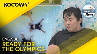 The Guys Swimming Competition Brought Laughter Not Medals 😂 | Home Alone EP556 | KOCOWA+