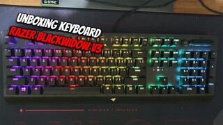 UNBOXING + COBAIN KEYBOARD RAZER BLACKWIDOW V3 dari @R Λ Z Ξ R