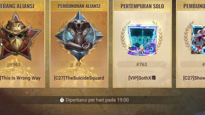 ALIANSI TOP GLOBAL TERBARU SIN APA ALASAN ALIANSI VIP ANJLOK - STATE OF SURVIVAL