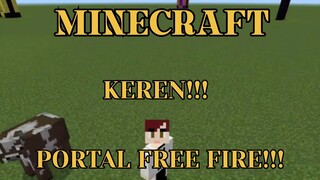 MINECRAFT - MARI KITA BUAT PORTAL FREE FIRE!!! PART 2