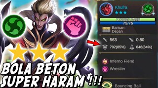 HYPER BOLA BETON 700 DEF !!! KUFRA ELEMENTALIS ! BOLA BETON MEMBAL MEMBAL SUPER HARAM !!!