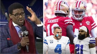 49ers are the "real" threat!!! - Michael Irvin explains Why He fears for Cowboys in NFC Wildcard