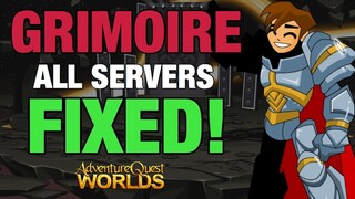 =AQW= GRIMOIRE FIX FOR ALL SERVERS! WORKING ARTIX & GRAVELYN SERVERS!