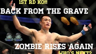 Korean Zombie 1st RD KO Reaction!!!